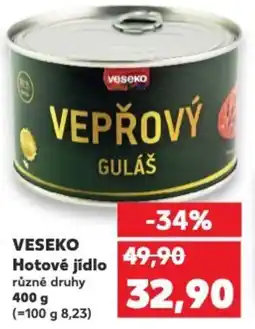 Kaufland VESEKO Hotové jídlo nabídka
