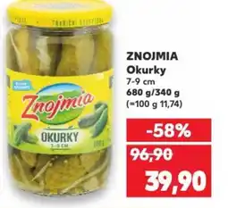 Kaufland ZNOJMIA Okurky 7-9 cm nabídka