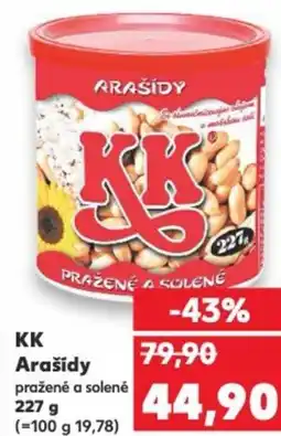 Kaufland KK Arašídy pražené a solené nabídka