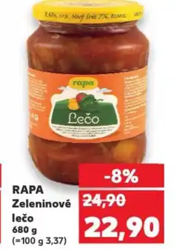 Kaufland RAPA Zeleninové lečo nabídka