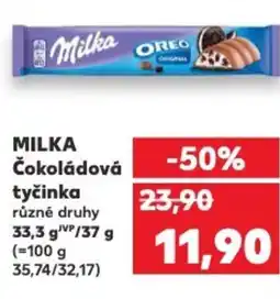 Kaufland MILKA Čokoládová tyčinka nabídka