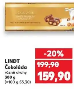 Kaufland LINDT Čokoláda nabídka