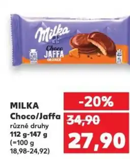 Kaufland MILKA Choco/Jaffa nabídka