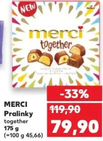 Kaufland MERCI Pralinky together nabídka