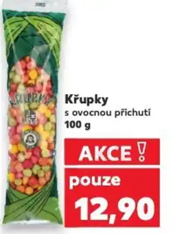 Kaufland Krupky s ovocnou příchutí nabídka
