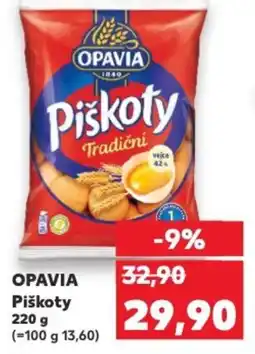 Kaufland OPAVIA Piškoty nabídka