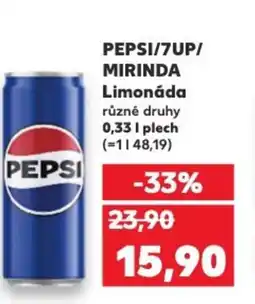 Kaufland PEPSI/7UP/ MIRINDA Limonáda nabídka