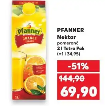 Kaufland PFANNER Nektar nabídka