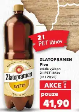 Kaufland ZLATOPRAMEN Pivo nabídka