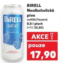Kaufland BIRELL Nealkoholické pivo nabídka