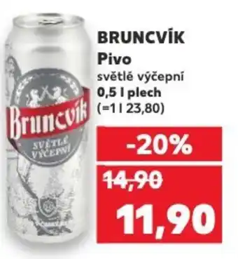 Kaufland BRUNCVÍK Pivo nabídka