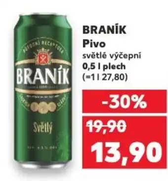 Kaufland BRANÍK Pivo nabídka