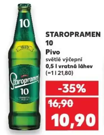 Kaufland STAROPRAMEN 10 Pivo nabídka