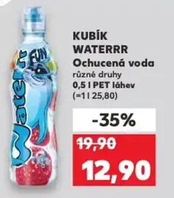 Kaufland KUBIK WATERRR Ochucená voda nabídka