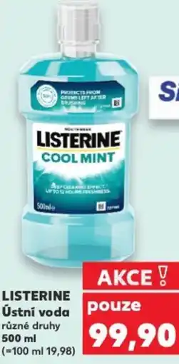 Kaufland LISTERINE Ústní voda nabídka