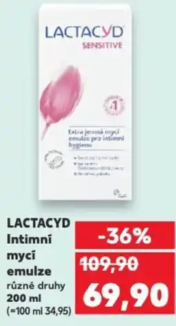Kaufland LACTACYD Intimní mycí emulze nabídka