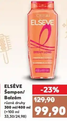 Kaufland ELSÉVE Šampon/ Balzám nabídka