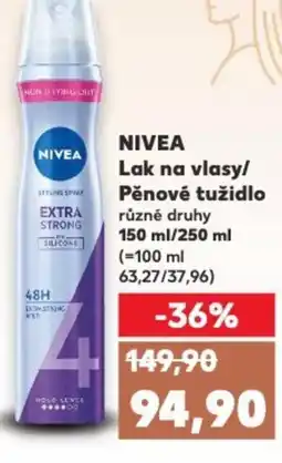 Kaufland NIVEA Lak na vlasy/ Pěnové tužidlo nabídka