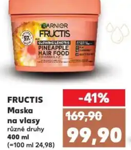 Kaufland FRUCTIS Maska na vlasy nabídka