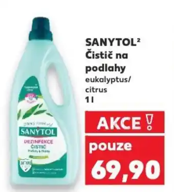 Kaufland SANYTOL Čistič na podlahy nabídka