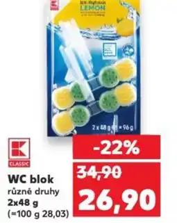 Kaufland WC blok nabídka