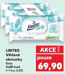 Kaufland LINTEO Vlhčené ubrousky Baby nabídka