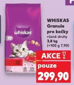 Kaufland WHISKAS Granule pro kočky nabídka