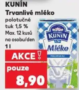 Kaufland KUNIN Trvanlivé mléko nabídka