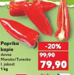 Kaufland Paprika kapie nabídka