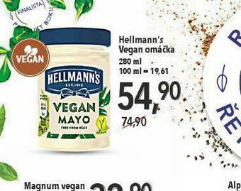 Globus Hellmann´s vegan omáčka nabídka
