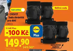 Lidl CRIVIT Sada chráničů pro děti nabídka