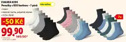 Lidl ESMARA KIDS Ponožky s BIO bavlnou - 7 párů nabídka
