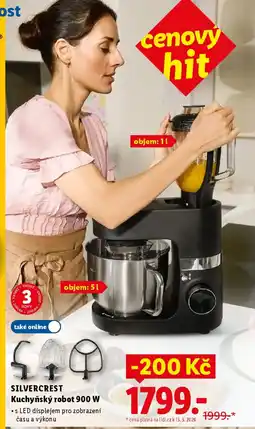 Lidl SILVERCREST Kuchyňský robot 900 W nabídka