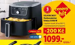 Lidl SILVERCREST Horkovzdušná fritéza 2 000 W nabídka