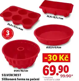Lidl SILVERCREST Silikonová forma na pečení nabídka