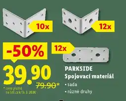Lidl PARKSIDE Spojovací materiál nabídka