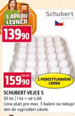 Terno Schubert vejce s nabídka