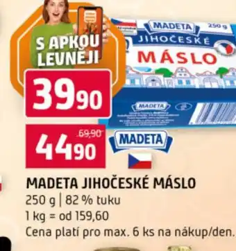 Terno Madeta jihočeské máslo nabídka