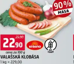 Terno Valašská klobása nabídka