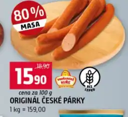 Terno Originál české párky nabídka