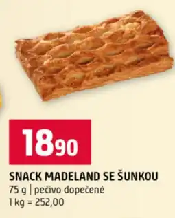 Terno Snack madeland se šunkou nabídka