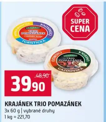 Terno Krajánek trio pomazánek nabídka