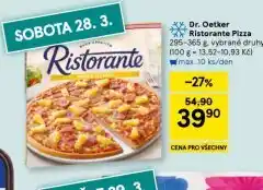 Tesco Dr. oetker ristorante pizza nabídka