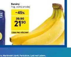 Tesco Banány nabídka