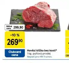 Tesco Hovězí kližka bez kosti nabídka