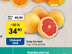 Tesco Grep červený nabídka
