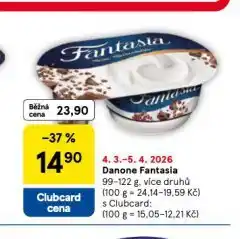 Tesco Danone fantasia nabídka