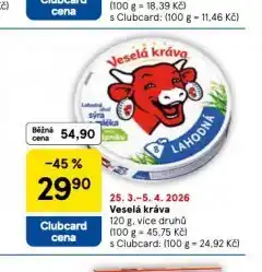 Tesco Veselá kráva nabídka