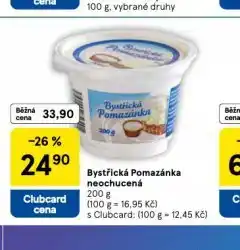 Tesco Bystřická pomazánka neochucená nabídka