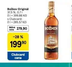 Tesco Božkov originál nabídka